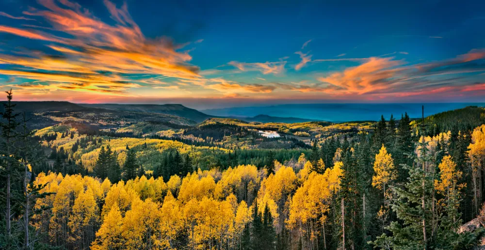 Grand Mesa lake scenery